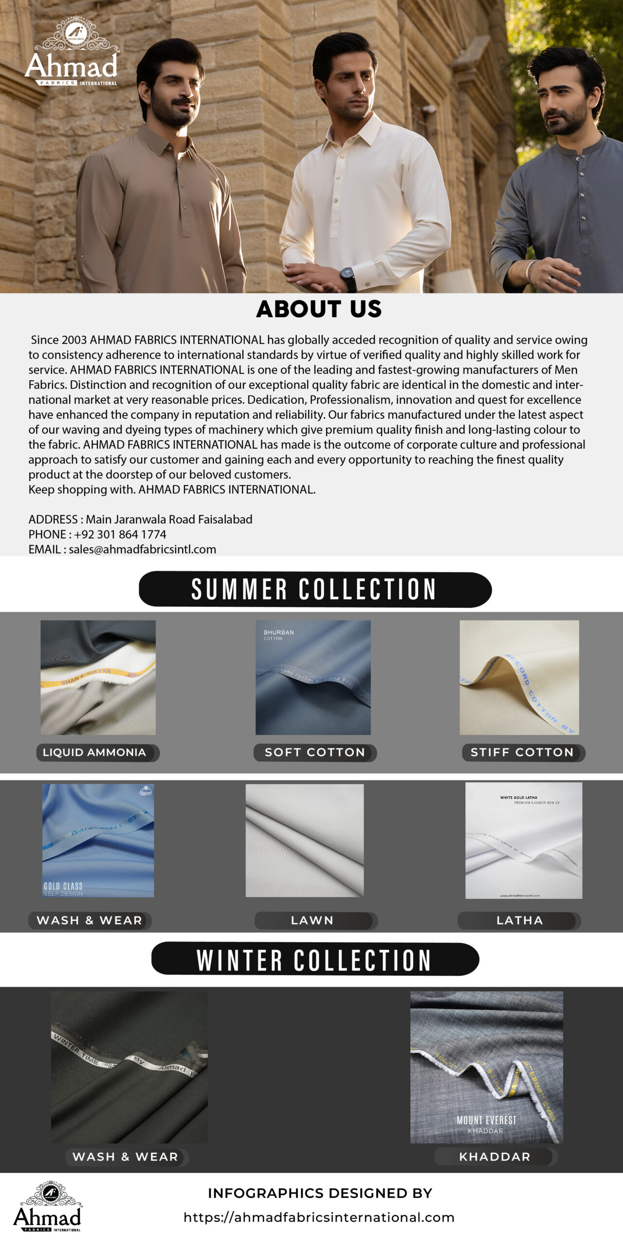 Ahmad Fabrics Brochure