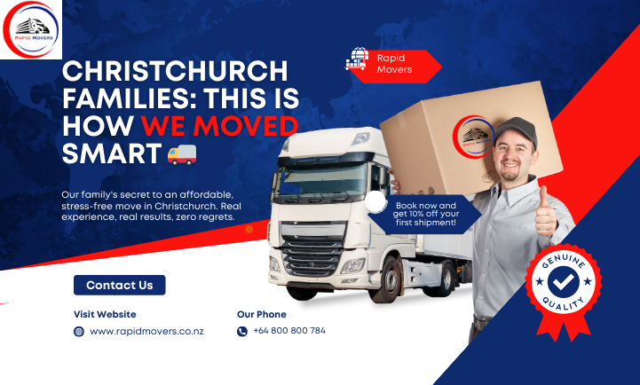 Top Commercial Movers Christchurch – Professional Relocation by RapidMovers
