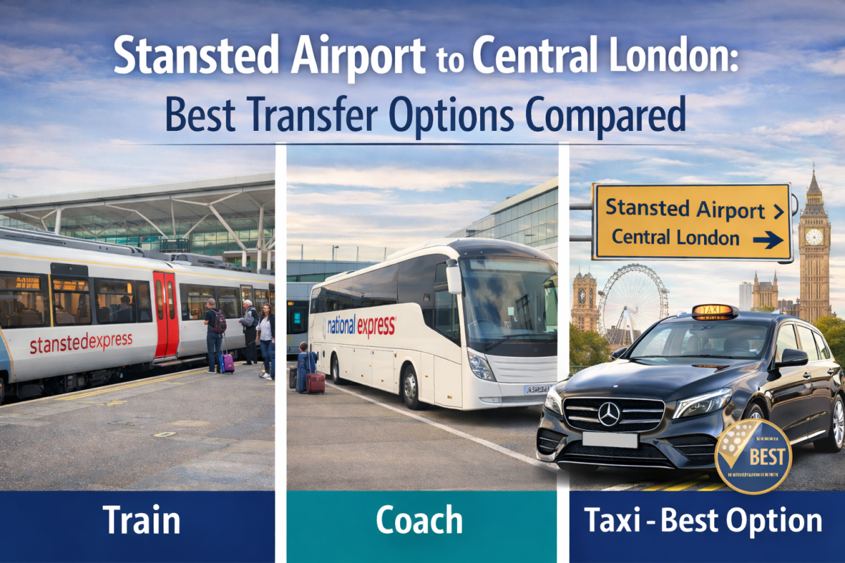 Stansted Airport to Central London Transfer Options: Complete Travel Guide