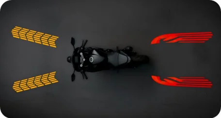 Motorcycle MLA Projection Lighting Fixes Unsafe Night Riding