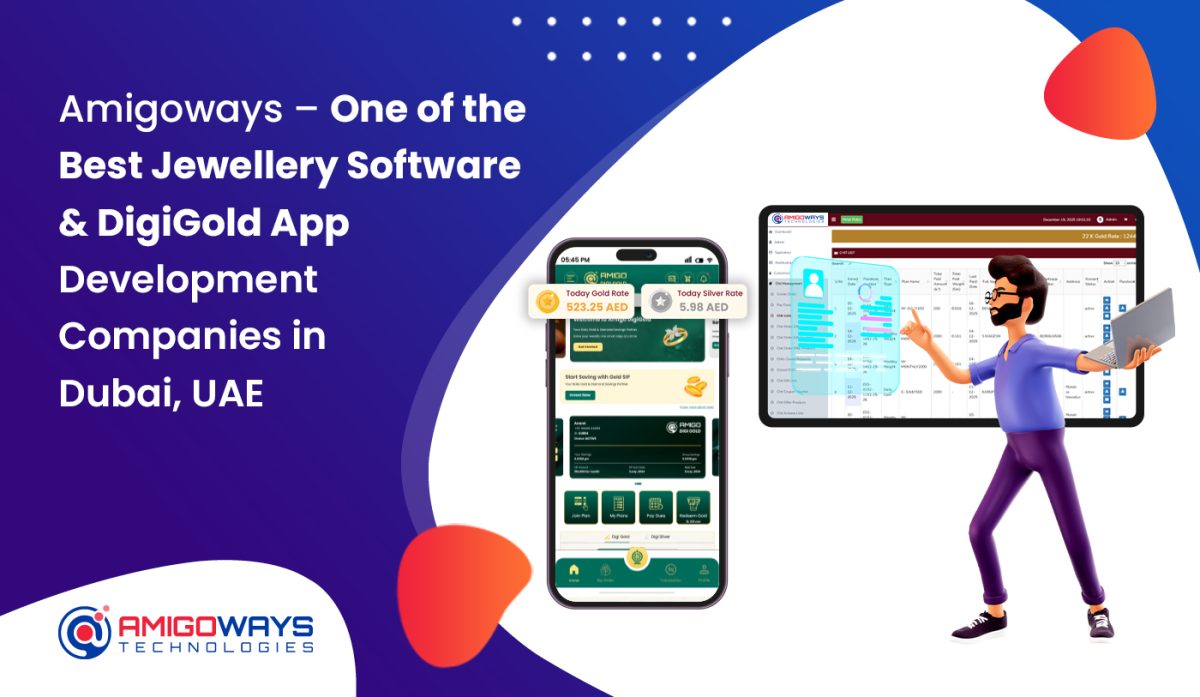 Best Jewellery Software & DigiGold App Development in Dubai, UAE – Amigoways