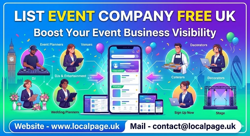 National Event Organisers UK – Join Business Directory