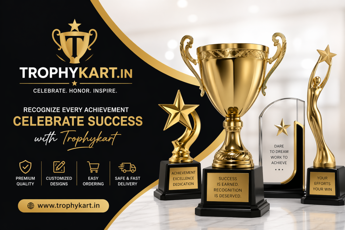 Choosing the Right Trophy Manufacturer in Hyderabad, Gurgaon, and Noida for Business Recognition