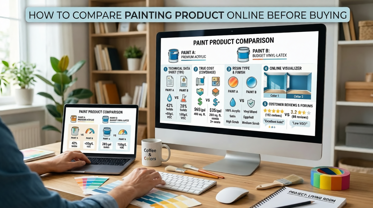 How to Compare Painting Product Online Before Buying