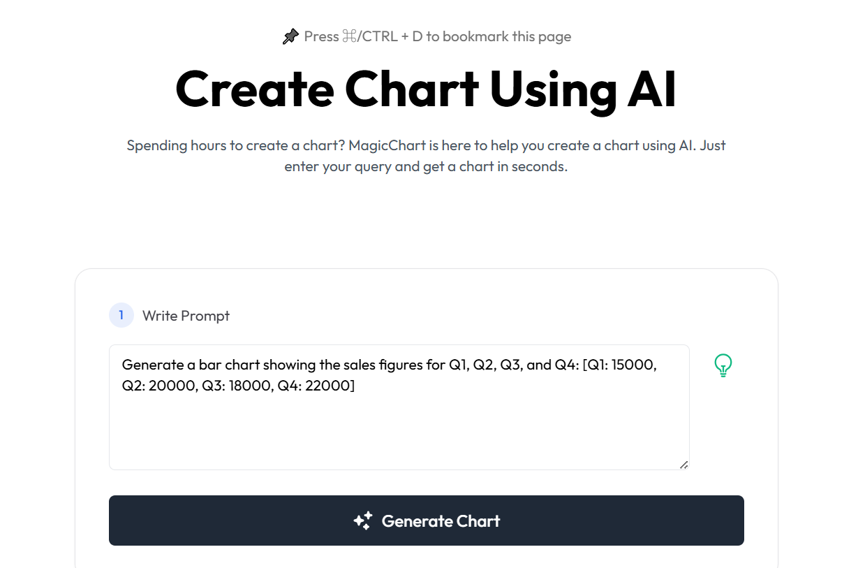 AI Chart Generator Tool - High DA