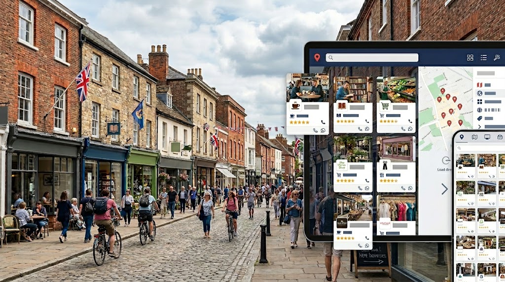Scalable directory listing platform for UK local businesses