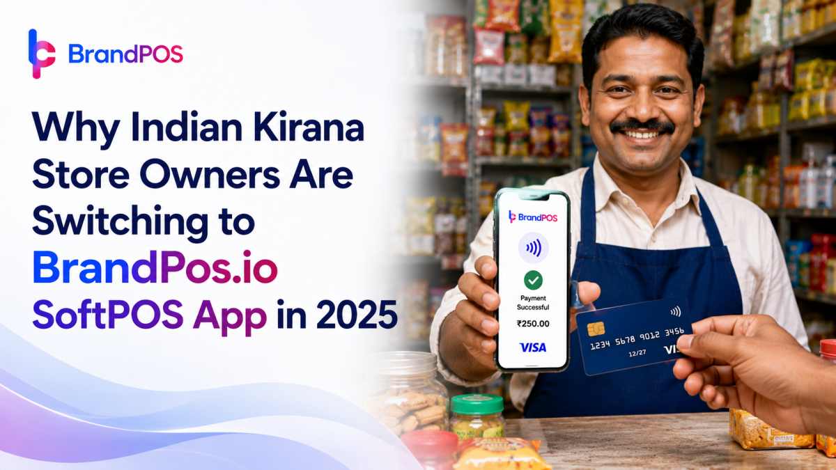 Why Indian Kirana Store Owners Are Switching to BrandPos.io SoftPOS App in 2025