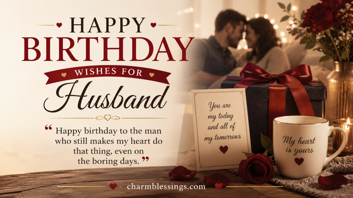 90 Happy Birthday Wishes for Husband to Make Him Feel Loved 90 Happy Birthday Wishes for Husband to Make Him Feel Loved