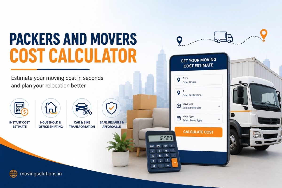 Estimate Moving Expenses with Packers and Movers Cost Calculator