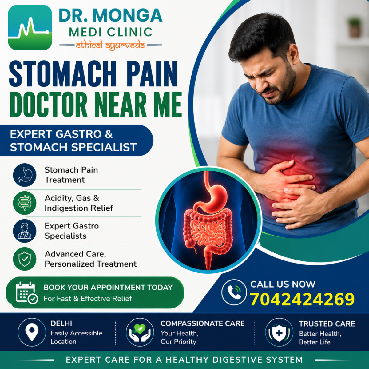 Stomach Doctor Near Me | Expert Gastro & Digestive Care in Delhi