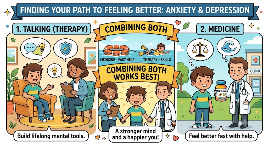 The Best Choice to Beat Anxiety and Sadness