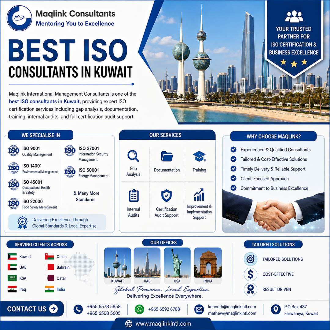Best ISO Consultants in Kuwait | ISO Certification Services