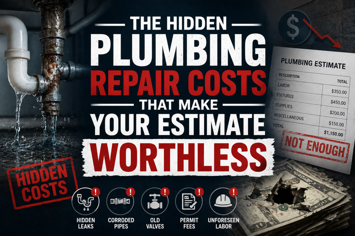 The Hidden Plumbing Repair Costs That Make Your Estimate Worthless