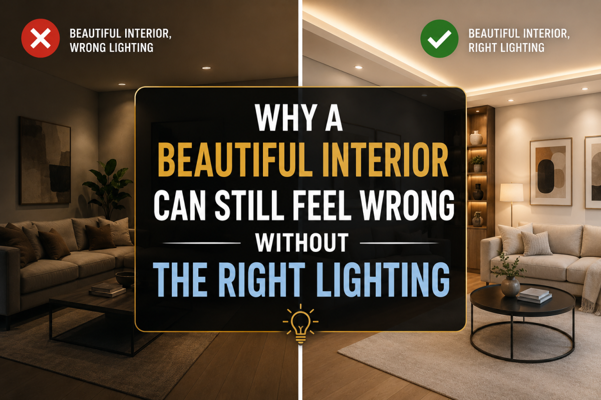 Why a Beautiful Interior Can Still Feel Wrong Without the Right Lighting Why a Beautiful Interior Can Still Feel Wrong Without the Right Lighting