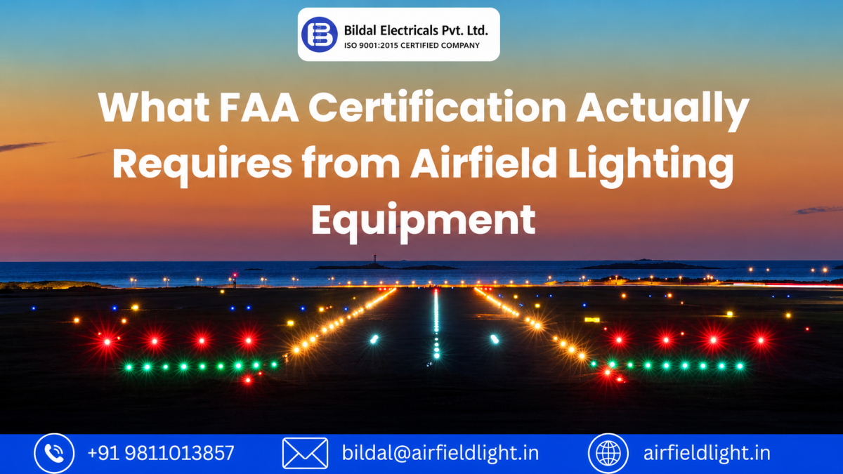 What FAA Certification Actually Requires from Airfield Lighting Equipment
