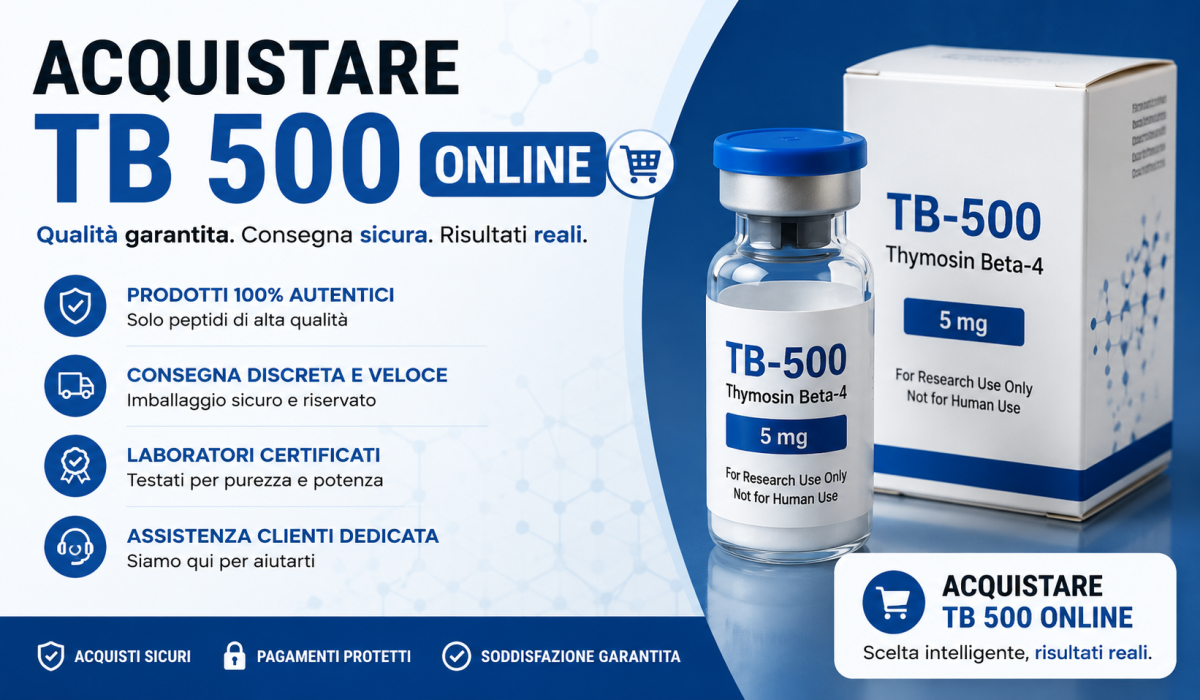 Comprar TB-500 online: aspectos importantes a considerar
