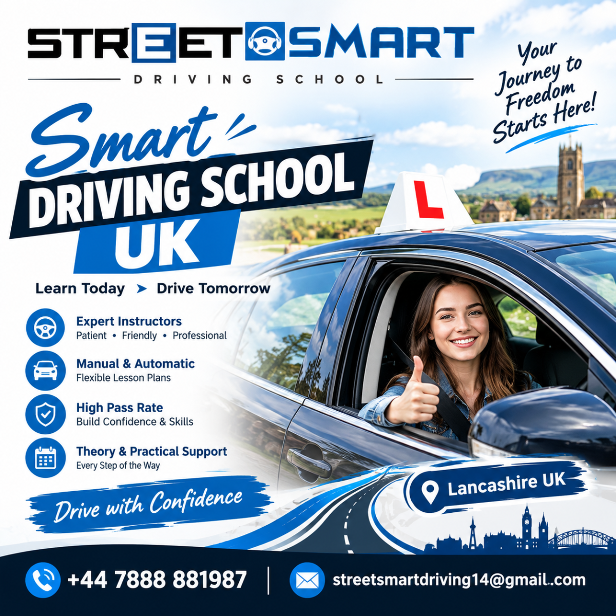 Street Smart Driving School: A Guide to Learning Safe and Confident Driving in Lancashire
