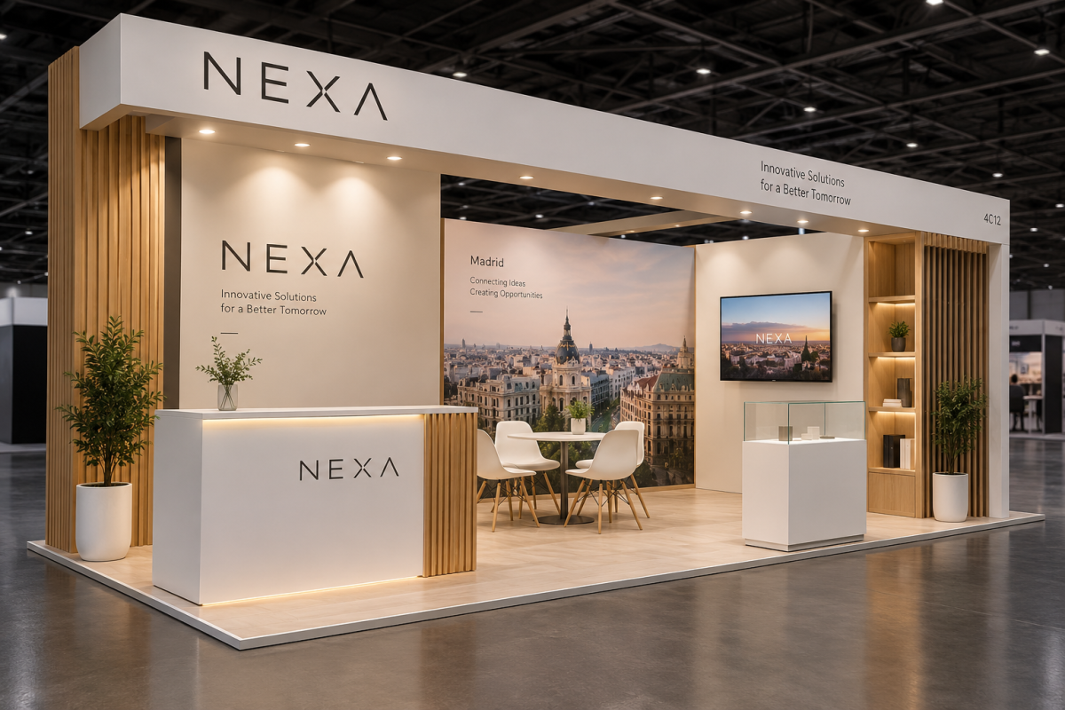 Exhibition Stand Design and Fabrication in Madrid for Growing Businesses