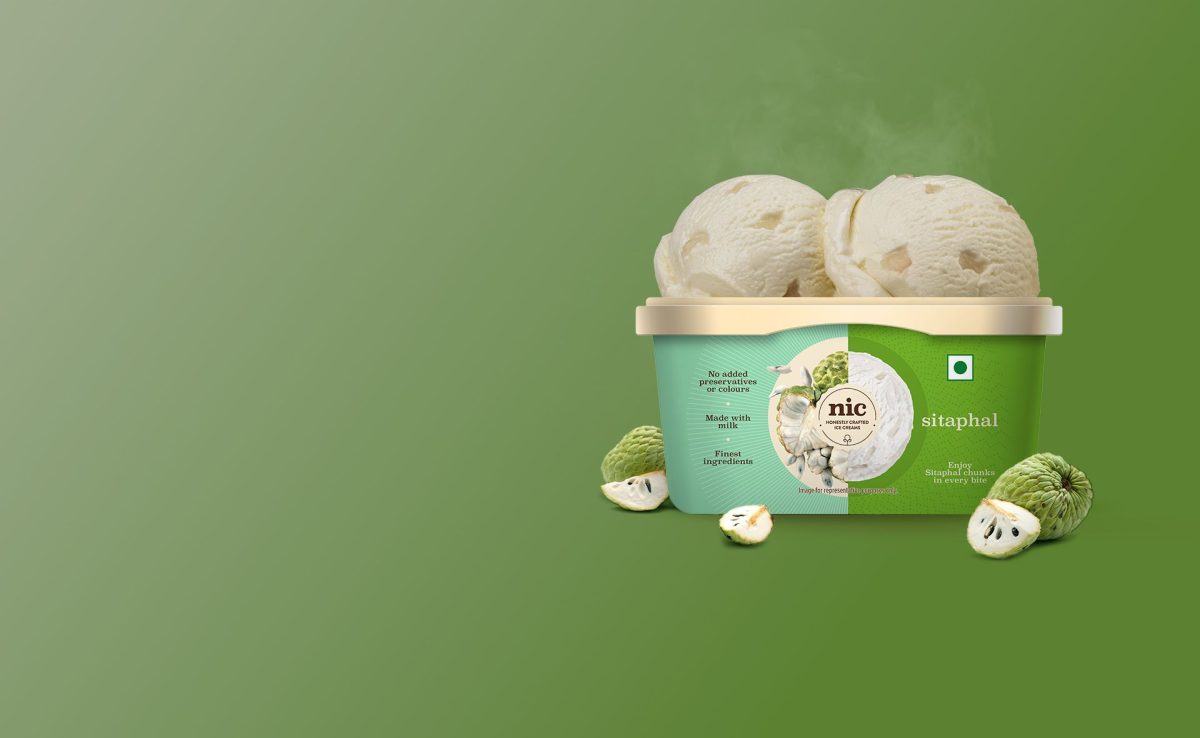 A Scoop of Custard Apple, Without the Seeds | NIC Icecream A Scoop of Custard Apple, Without the Seeds | NIC Icecream