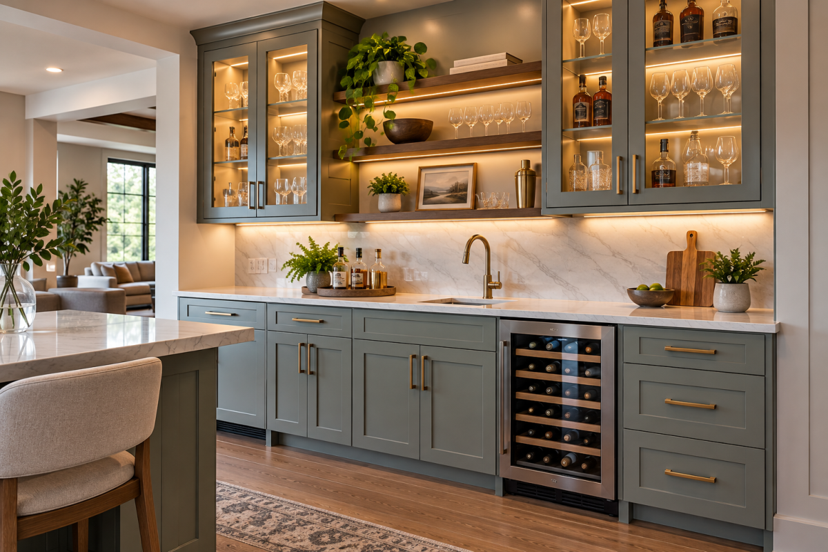 Shaker Bar Cabinets: Timeless Style and Lasting Value in Columbus, Ohio Shaker Bar Cabinets: Timeless Style and Lasting Value in Columbus, Ohio